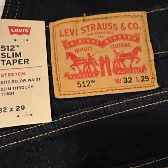 Levi's Men's Indigo Straight-Leg Jeans - Picture 3 of 6
